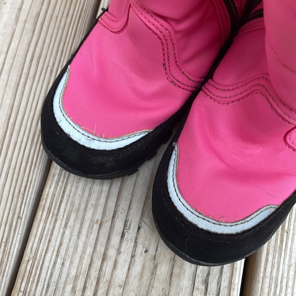 Khombu Toddler Waterproof PINK/BLACK "Snow Walker" Boots Size 11M - Picture 11 of 16